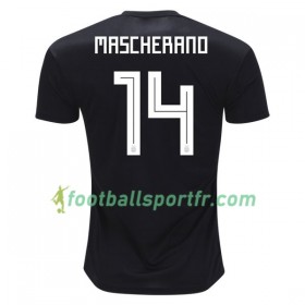 Tenue Argentine Mascherano 14 Exterieur Coupe du monde 2018 Maillot de Foot
